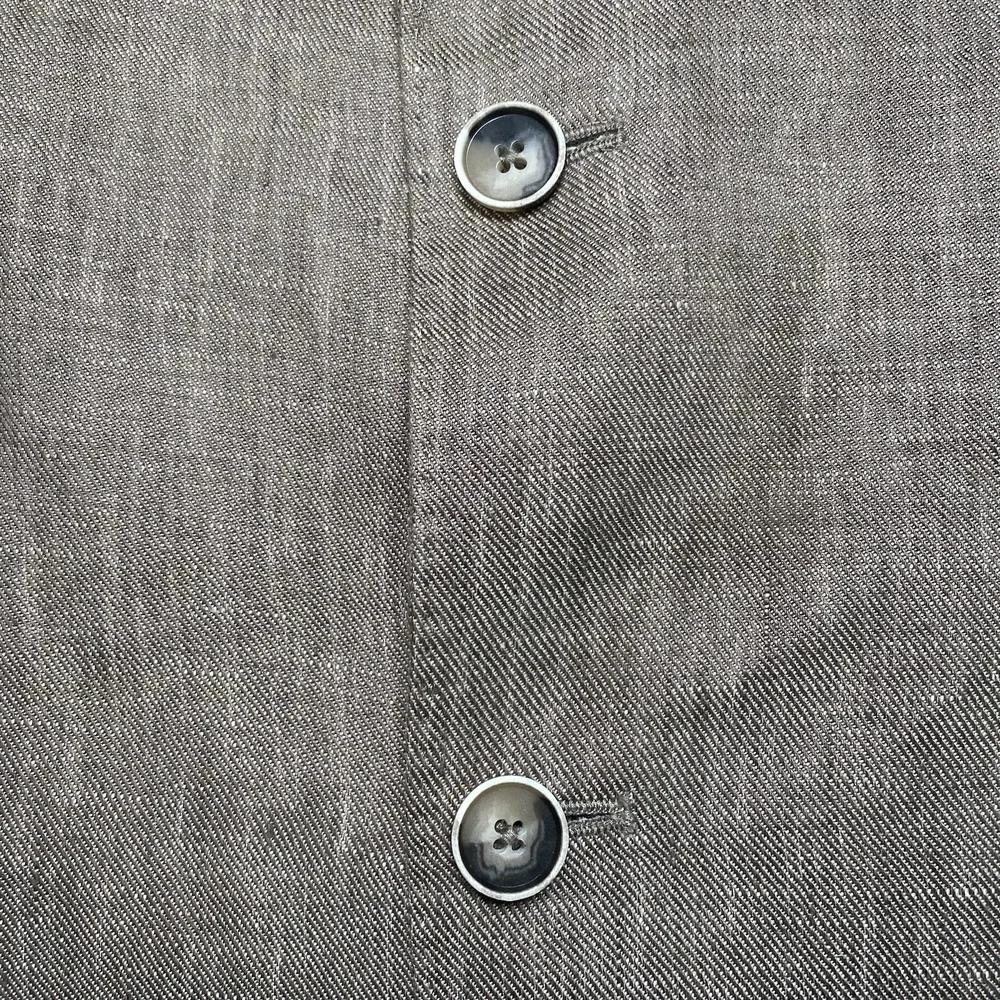 Joe Joseph Abboud Blazer 42XL Linen 2B2V Slim Fit Peak Lapel Brown Taupe